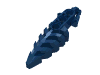 Деталь LEGO Bionicle Foot Visorak with 3 Pin Holes, Темно-синий