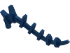 Деталь LEGO Spiky Vine / Tail [aka Bionicle Spine], Темно-синий