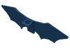 Деталь LEGO Minifig Wings Batman, Темно-синий