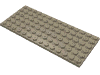 Деталь LEGO Пластина 6 x 14, Темно-песочный