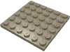 Деталь LEGO Пластина 6 x 6, Темно-песочный