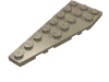 Деталь LEGO Пластина-клин левая 8 x 3, Темно-песочный
