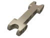 Деталь LEGO Technic, Axle and Pin Connector 2 x 7 with Two Ball Joint Sockets, Темно-песочный