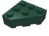 Деталь LEGO Клин 3 x 3, со срезанным углом, Темно-зеленый
