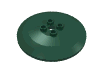 Деталь LEGO Dish 6 x 6 Inverted (Radar) [Hollow Studs], Темно-зеленый