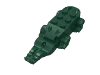 Деталь LEGO Alligator / Crocodile Body, Темно-зеленый