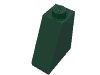 Деталь LEGO Скос 65° 2 x 1 x 2, Темно-зеленый