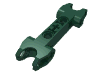 Деталь LEGO Technic Axle and Pin Connector 2 x 7 with Two Ball Joint Sockets, Squared Ends and Axle Hole in Center, Темно-зеленый