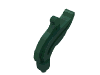 Деталь LEGO Minifig Feather / Plume Triple Point, Темно-зеленый