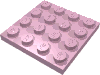 Набор LEGO Plate 4 x 4, Ярко-розовый