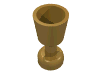 Деталь LEGO Minifig Goblet, Жемчужно-золотой