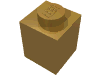 Набор LEGO Brick 1 x 1, Pearl Gold