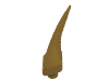Деталь LEGO Barb Large (Claw, Horn), Жемчужно-золотой