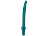 Деталь LEGO Minifig Sword Katana [Octagonal Guard], Темно-бирюзовый