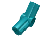 Набор LEGO Technic Axle and Pin Connector Angled #4 - 135В°, Темно-бирюзовый