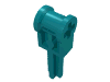 Деталь LEGO Technic Pole Reverser Handle, Темно-бирюзовый