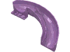 Деталь LEGO Friends Slide Curved, Средне-лавандовый