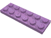 Деталь LEGO Пластина 2 x 6, Средне-лавандовый