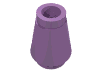 Набор LEGO Cone 1 x 1 [Top Groove], Medium Lavender