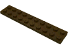 Набор LEGO Plate 2 x 10, Темно-коричневый