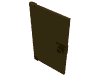 Набор LEGO Door  1 x  4 x  6 Smooth with Square Handle Plinth, Темно-коричневый