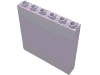 Деталь LEGO Панель 1 x 6 x 5, Лавандовый