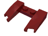 Деталь LEGO Клин, с вырезом 3 x 4 x 2/3, Темно-красный