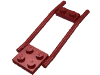 Деталь LEGO Horse Hitching [Studded], Темно-красный