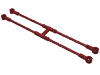 Деталь LEGO Minifig Stretcher Holder, Темно-красный