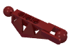 Деталь LEGO Bionicle Rahkshi Leg Lower Section, Темно-красный