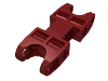 Деталь LEGO Technic Axle and Pin Connector 2 x 5 with Two Ball Joint Sockets, Темно-красный