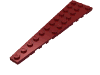 Деталь LEGO Пластина-клин левая 12 x 3, Темно-красный