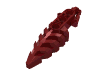 Деталь LEGO Bionicle Foot Visorak with 3 Pin Holes, Темно-красный