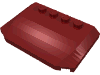 Деталь LEGO Клин тройной изогнутый 4 x 6 x 2/3, Темно-красный
