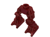 Деталь LEGO Legs Mechanical, Bionicle, Темно-красный