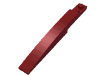 Набор LEGO Slope Curved 10 x 1 [Asymmetric Inside Ridges], Темно-красный