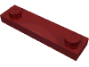 Деталь LEGO Пластина специальная 1 x 4, с 2 штырьками, Темно-красный