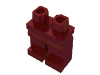 Деталь LEGO Бёдра с ногами, Темно-красный