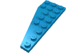 Деталь LEGO Пластина-клин правая 8 x 3, Темно-лазурный