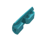 Деталь LEGO Technic, Panel Fairing #21 Very Small Smooth, Side B, Средне-лазурный