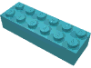 Деталь LEGO Кирпичик 2 x 6, Средне-лазурный