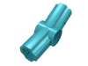 Деталь LEGO Technic Axle and Pin Connector Angled #3 - 157.5°, Средне-лазурный