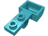 Деталь LEGO Plate Special 1 x 4 with Hole and Bucket (Catapult), Средне-лазурный