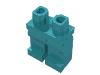 Деталь LEGO Бёдра с ногами, Средне-лазурный