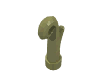 Деталь LEGO Grass Stem with Bar Hole [3.2mm], Оливковый