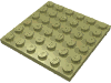 Набор LEGO Plate 6 x 6, Оливковый