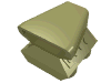 Деталь LEGO Vehicle Air Scoop [2 x 2 Base], Оливковый
