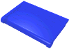 Набор LEGO Glass for Hinge Car Roof 4 x 4 Sunroof with Ridges, Trans-Dark Blue