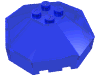 Набор LEGO Windscreen 6 x 6 Octagonal Canopy without Axle hole, Trans-Dark Blue