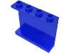 Деталь LEGO Панель 1 x 4 x 3, Прозрачный темно-синий